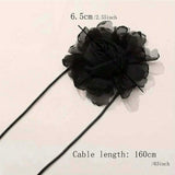 BLING Multi Style Rosette Tie Necklace Belt