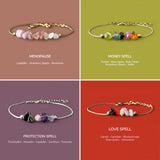 ANCHOR Healing Crystal Intention Combination Bracelet – Natural Gemstone Energy Talisman