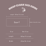 WRAP Warm Shawl Rectangular WRMW084