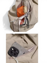 BOLSO Large Macaroon Water Resistant Canvas Commuters Tote Bag