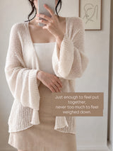 LOOM WRAP Summer Cover Up Thin Loose Shrug