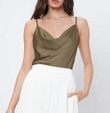 GBOSS PRIMA Elegant Cowl Cami Top