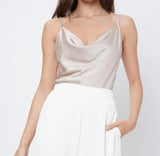 GBOSS PRIMA Elegant Cowl Cami Top