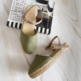 HOLLY Classic Fatigue Close Toe Platform Sandals - Indiana Jane MNL