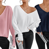 BLK LARIA Long Sleeve Batwing Knit Top