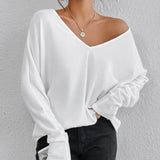 BLK LARIA Long Sleeve Batwing Knit Top