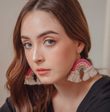 SOPHIE Rainbow Macrame Earrings